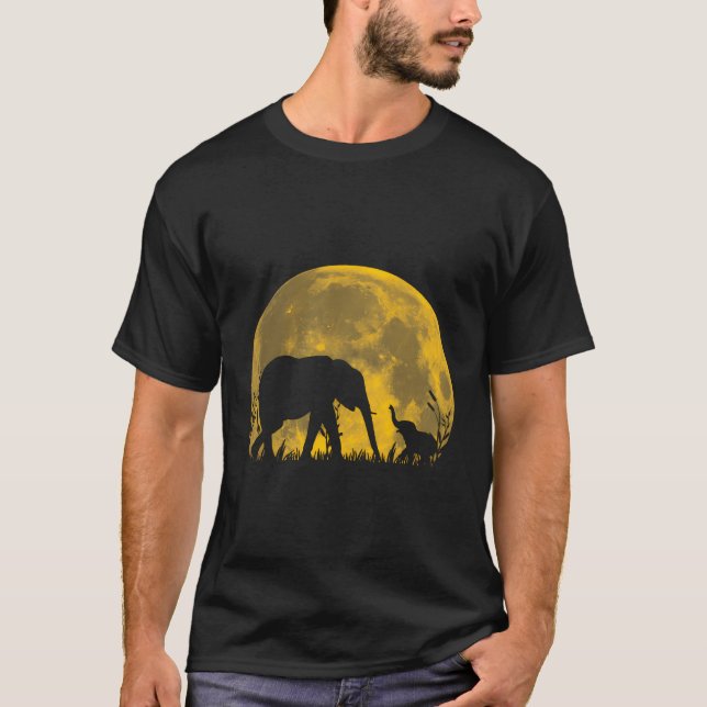 Camiseta Fauna salvaje africana Elephant Safari (Anverso)