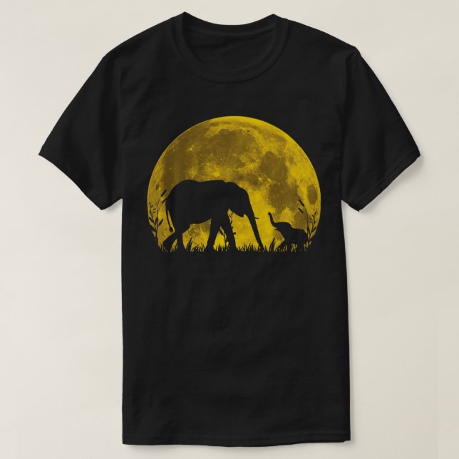 Camiseta Fauna salvaje africana Elephant Safari (Diseño del anverso)