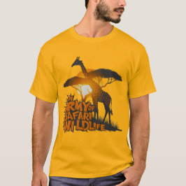 Camiseta Fauna salvaje africana: La belleza de MajesticGira