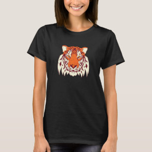 Camiseta Fauna silvestre Asia Cabeza de animal Tigre gato s