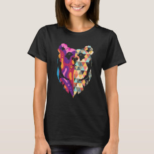 Camiseta Fauna silvestre Cabeza de oso Naturaleza Grizzly B