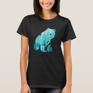 Camiseta Fauna silvestre silvestre silvestre Grizzly Bear N