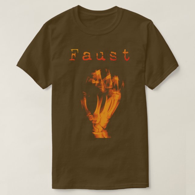 Camiseta Faust Krautrock Band (Diseño del anverso)