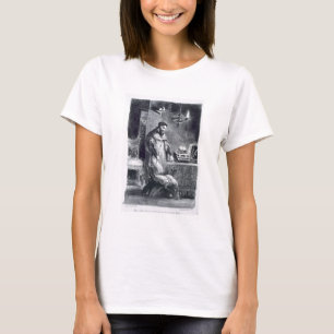 Camiseta Fausto en su estudio, de Fausto de Goethe, 1828,