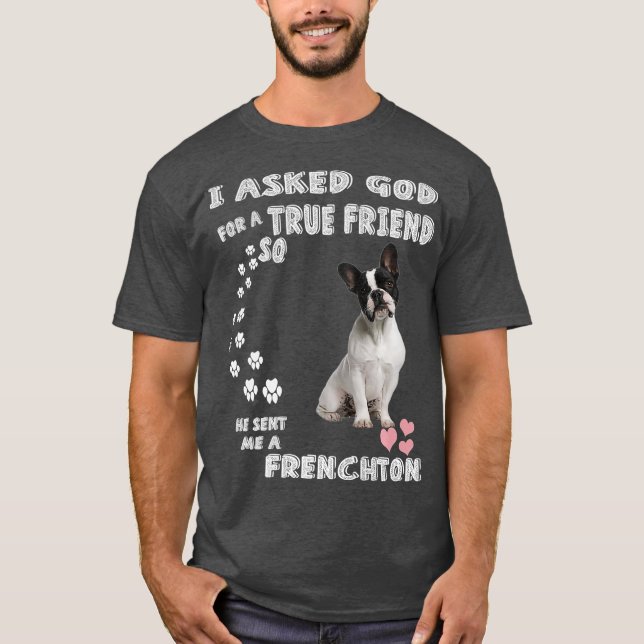 Camiseta Faux Frenchbo Dog Mom Froston Dad Costume Cute (Anverso)