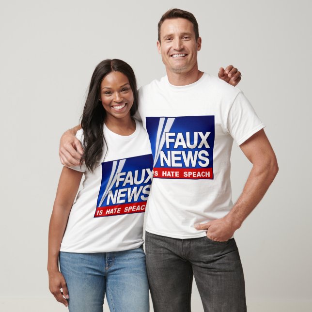 Camiseta Faux News (Unisexo)