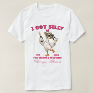 Camiseta Favor de Boda Silly Goose Regalo de Despedida de