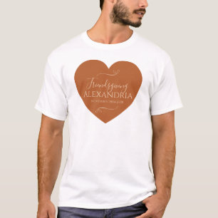 Camiseta Favor de fiesta personalizado para el Día de Acció
