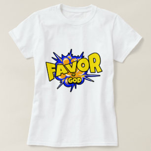 Camiseta Favor de la explosión de Dios en las mujeres