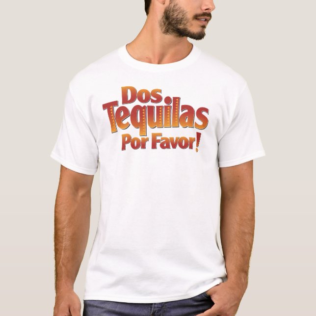Camiseta Favor de Por de los Tequilas del DOS (Anverso)
