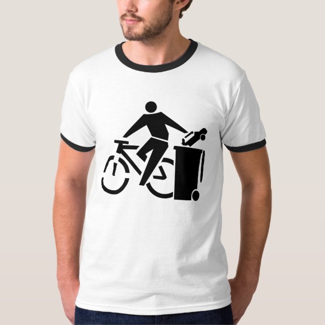 Camiseta Favorable bici del coche anti (Anverso)