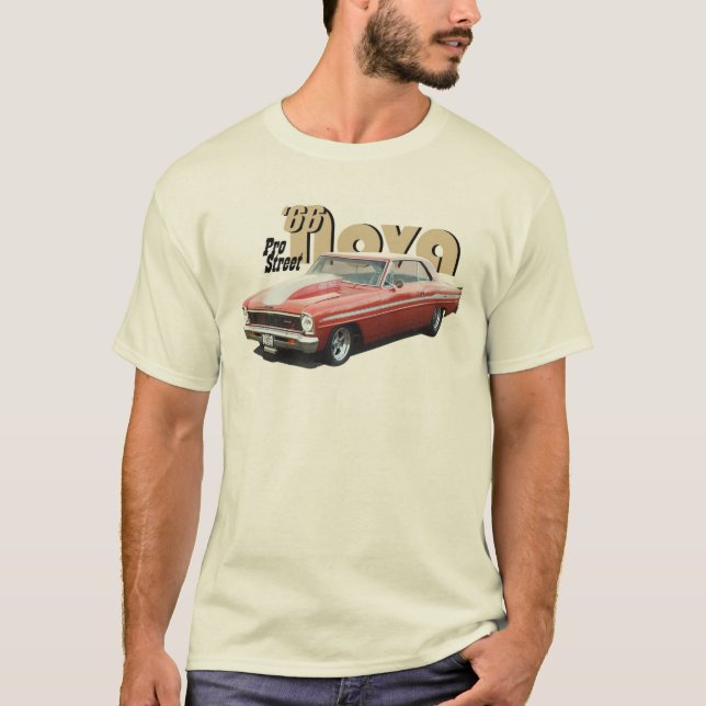 Camiseta Favorable-Calle 1966 de Chevrolet Chevy 2 Nova (Anverso)