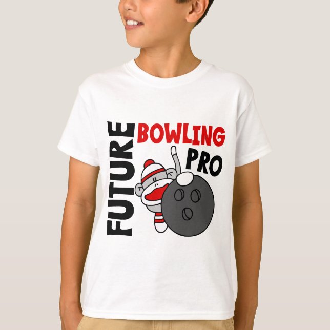 Camiseta Favorable mono del calcetín de los bolos futuros (Anverso)