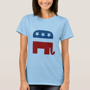Camiseta Favorable-Republicano/Anti-Demócrata