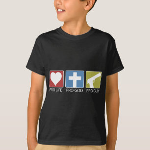 Camiseta Favorable vida, favorable dios, favorable arma