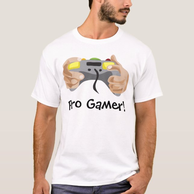 Camiseta ¡favorable videojugador!  Personalizable: (Anverso)