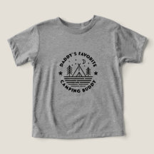 Camiseta favorita del bebé de papá Camping Buddy