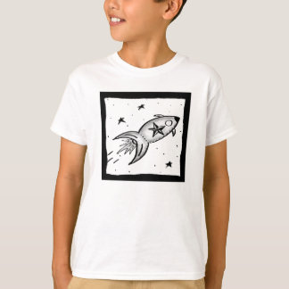 camiseta favorita para niños estrella de cohete