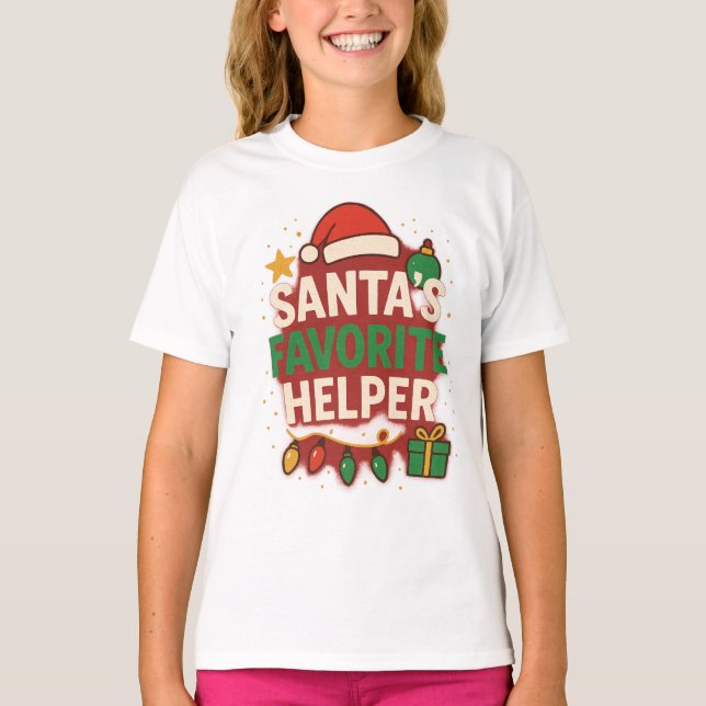Camiseta Favorite Santa’s Helper (Anverso)
