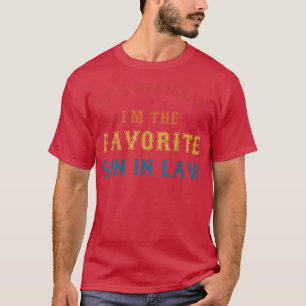 Camiseta Favorite Son in Law Fun Gift from Father Mother in