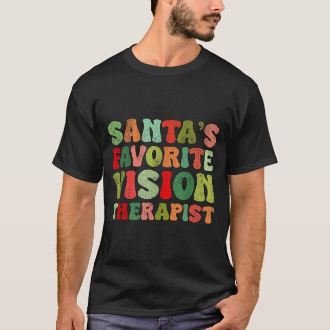 Camiseta Favorite Therapist Vision Santa Team (Anverso)