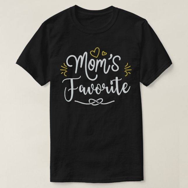 Camiseta Favorito de las madres (Diseño del anverso)