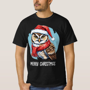 Camiseta Favoritos divertidos de animales en Navidad - Búho
