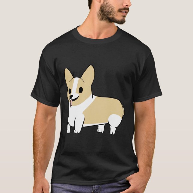Camiseta Fawn Corgi (Anverso)