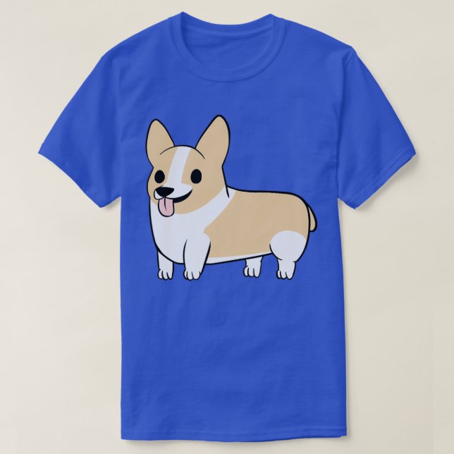 Camiseta Fawn Corgi (Diseño del anverso)