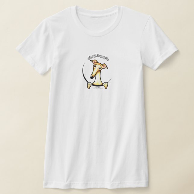 Camiseta Fawn Greyhound Es Todo Sobre Mí (Distribución)