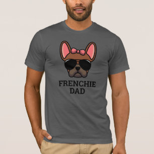 Camiseta Fawn Rojo Bulldog francés Frenchie Dog Dad