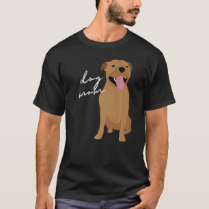 Camiseta Fawn Staffordshire Bull Terrier Dog Mom Mujer