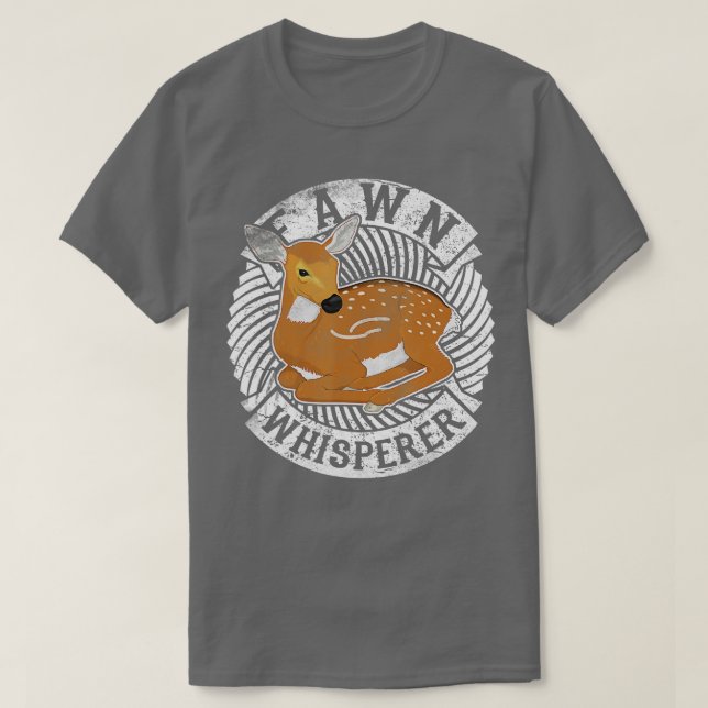 Camiseta Fawn Whisperer Costume Roe Whitetail Deer Christma (Diseño del anverso)