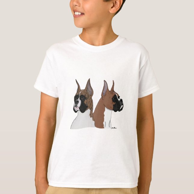 Camiseta Fawn y Brindle Boxers (Anverso)