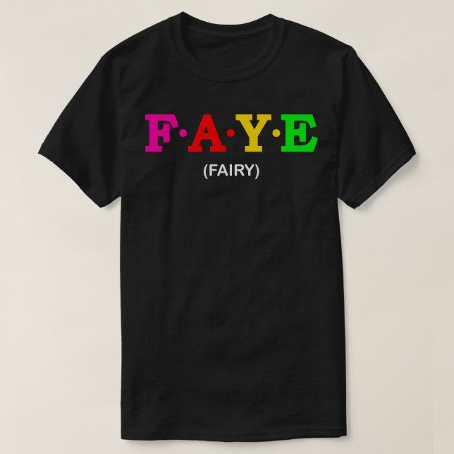 Camiseta Faye Fairy 1 (Diseño del anverso)