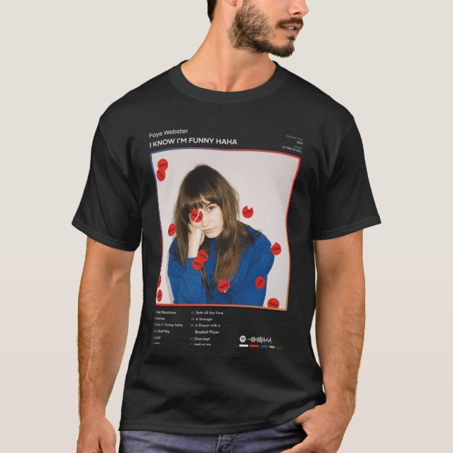 Camiseta Faye Webster I Know Im Funny haharacklist Album gi (Anverso)