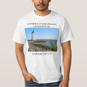 Camiseta Fayerweather Island Lighthouse, Connecticut