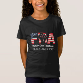 Camiseta FBA Afroamericano Fundamental con Puño Levantado