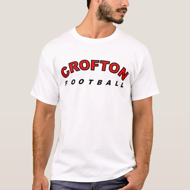 Camiseta fball cardinal del crofton - modificado para (Anverso)