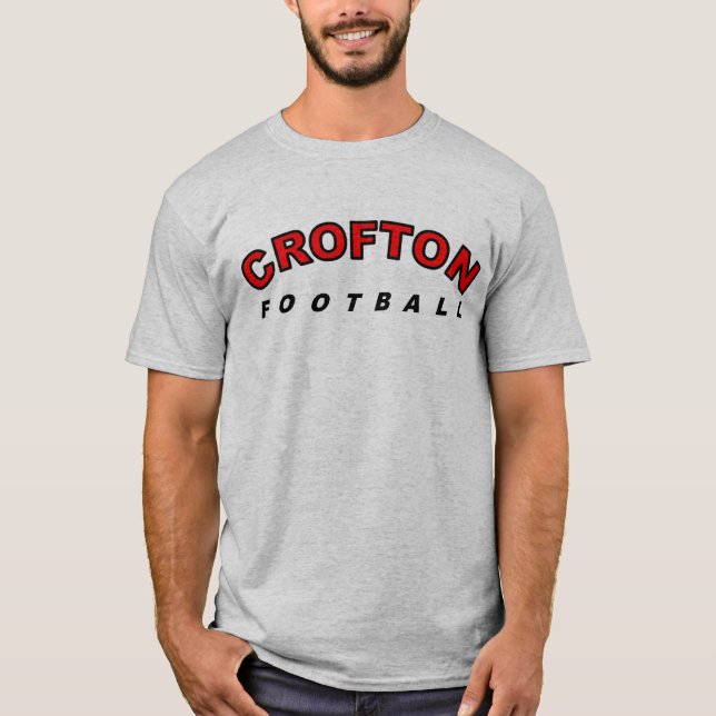 Camiseta fball cardinal del crofton - modificado para (Anverso)