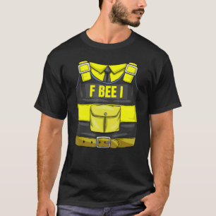 Camiseta Fbi Bee Policía Beekeeper Honey Bebe Oficial Costu