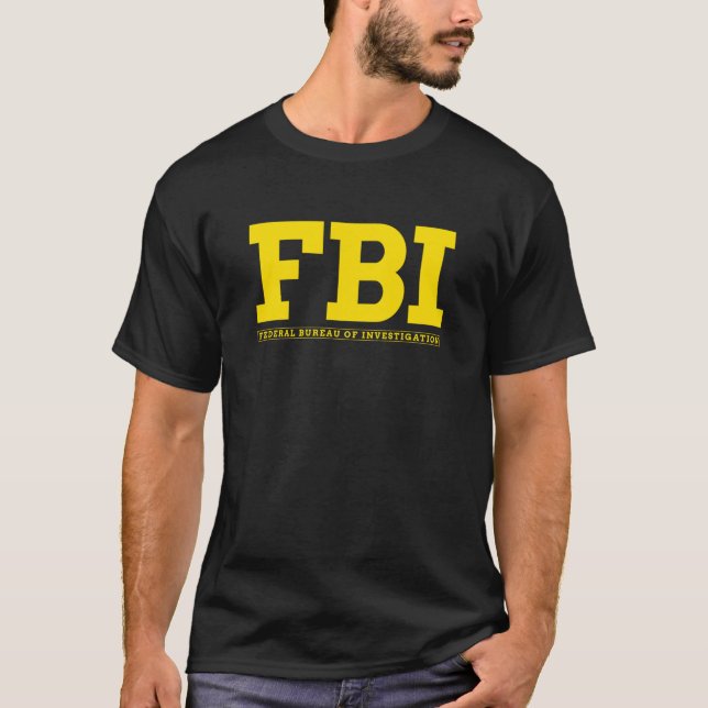 CAMISETA FBI  FEDERAL BUREAU OF INVESTIGATION (Anverso)
