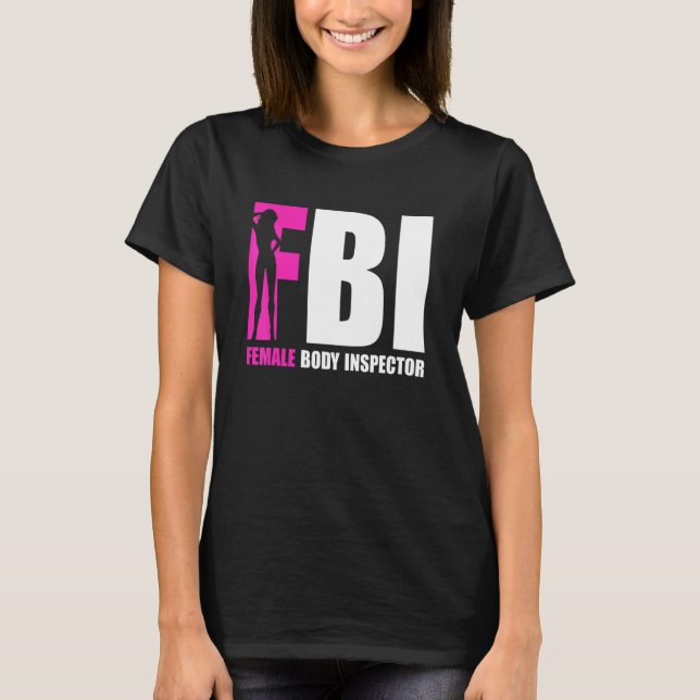 Camiseta FBI Female Body Inspector Acronym   Collector (Anverso)