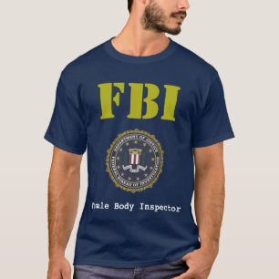 Camiseta FBI Female Body Inspector escudo de armas de FBI