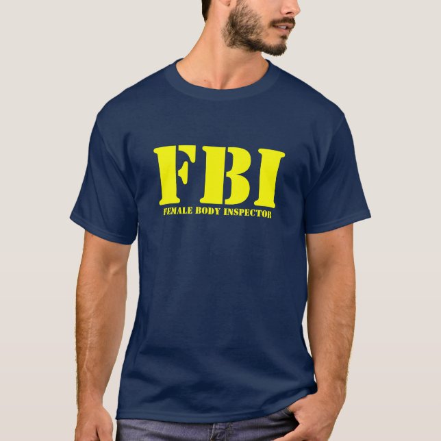Camiseta FBI - Inspector del cuerpo femenino (Anverso)