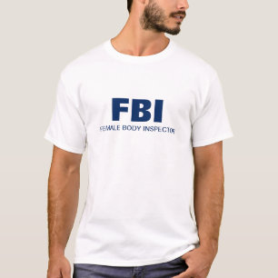 Camiseta FBI - Inspector del cuerpo femenino