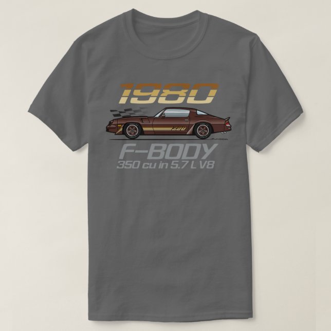 Camiseta FBody Brown 1980 (Diseño del anverso)