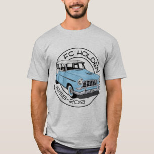 Camiseta FC Holden - carro - azul y blanco