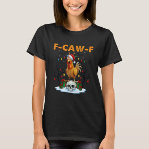 Camiseta FcawF Navidad Pollo Divertido F-CAW-F Navidad Hall