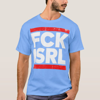 Camiseta FCK ISRL Audaz Tipografía de resistencia a la prot